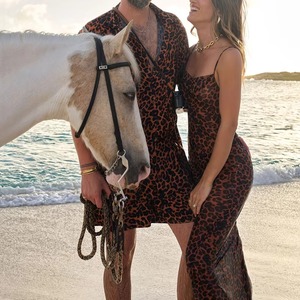 <b>Mens</b> Leopard Print Swim <b>Trunks</b> Quick Dry Beach Shorts Summer Board Shorts OEM Wholesale Swimwear Fashion - Product Image 2
