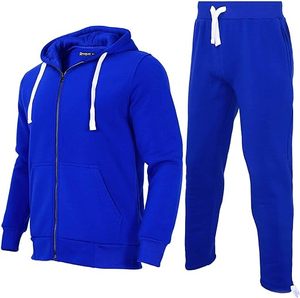 Customized High Quality Unisex Tracksuit 2-Piece Thick <b>Fleece</b> Breathable Hooded Sweatsuit Set Casual Outfit Jogger Sportswear - Product Image 1