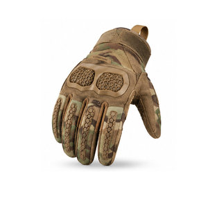 Gants tactiles à doigts entiers respirants en microfibre avec grip pour la randonnée et le cyclisme, gants tactiques camouflage - Product Image 5