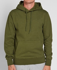 Best Selling Men's Winter Style <b>Pullover</b> Hoodie High Quality Ribbed Cuffs Hem Kangaroo Pockets Custom Designed Plain Dyed <b>Jumper</b> - Product Image 2