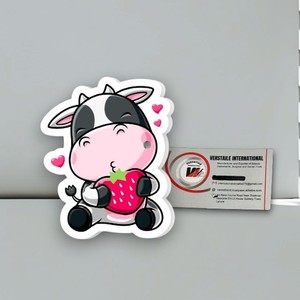 แผ่นอะคริลิคติดขนตาปลอมลายผีเสื้อสตรอว์เบอร์รี่น่ารักแบบแม่เหล็ก  รักษ์โลก ทนทาน สำหรับช่างต่อขนตา อุปกรณ์เสริมความงาม - Product Image 1