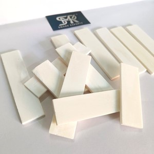 Natural White Eco-Friendly Animal Buffalo <b>Bone</b> <b>Knife</b> <b>Handle</b> Scales Slabs Blanks for Custom <b>Knife</b> Making Restoration Projects - Product Image 6