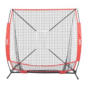 Rete Portatile 5x5 piedi per Allenamento di Baseball e Softball: Attrezzatura per Battuta, Ricezione, Lancio e Protezione Posteriore - Product Image 1