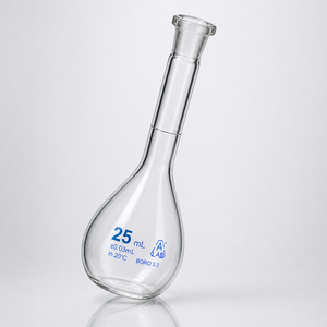 Frasco Volumétrico OEM de 25 ml, Vidrio de Borosilicato Resistente al Calor, Tapón de Vidrio Intercambiable, Frasco de Laboratorio Químico - Product Image 3
