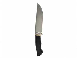 Herramienta utilitaria para exteriores de acero inoxidable, hecha a mano y personalizada, con anillo de latón y madera de ébano negro. - Product Image 1