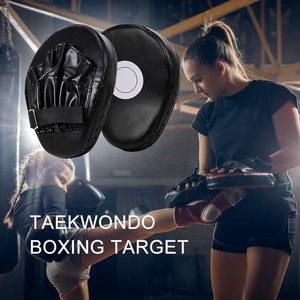 Mitaines de frappe professionnelles en cuir pour la boxe, le Muay Thai et le kickboxing, avec poignées de frappe et de crochet, disponibles pour les entraîneurs, OEM disponible - Product Image 3