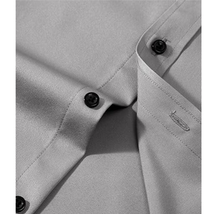 Camisas de Vestir para Hombre, Manga Larga, Elásticas, Sin Arrugas, para Boda, Formales, de Negocios, con Botones - Product Image 4
