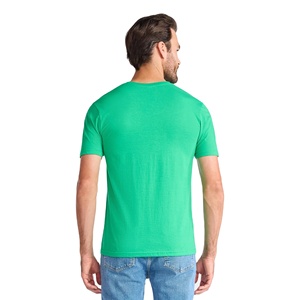 Camiseta de algodón 100% con logo personalizado impreso por sublimación, diseño único, corte ajustado, camiseta de verano con cuello redondo para hombre de BD - Product Image 6