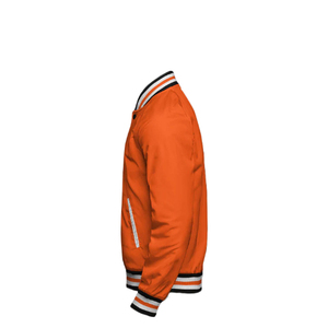 Chaqueta Varsity de Satén para Hombre, Personalizada con Logotipo en Relieve, Color Personalizado, Opciones de Logotipo en Múltiples Posiciones - Product Image 4