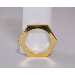 Anillos de Servilleta Elegantes con Estrella Dorada, Decoración Festiva de Metal para Mesa, para Navidad, Bodas y Cenas - Product Image 3