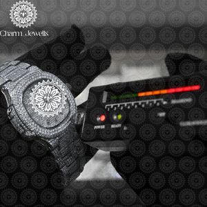 Reloj Charm_Jewells de Lujo en Acero Inoxidable, Caja Redonda de 38 mm, Movimiento de Cuarzo Analógico, Esfera Luminosa, Cierre Plegable, Unisex - Product Image 3