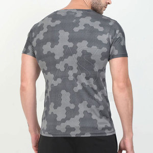 Nouveau design, vêtements décontractés pour hommes, t-shirts en sublimation, polyester/coton, respirants, séchage rapide, vêtements d'été, prix de gros - Product Image 2