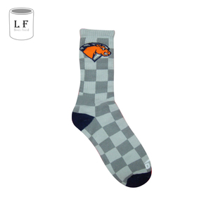 Meilleure vente de chaussettes de sport en coton éponge High Crew Excellente qualité Tricoté fin avec logo personnalisable sur la manchette pour l'été - Product Image 1