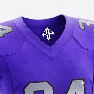 Conjunto de Jersey de Fútbol Americano para Hombre, Todas las Temporadas, Cuello en V, Impresión por Transferencia de Calor, Material 100% Poliéster, Cómodo, RIVIAN ATLANTIC - Product Image 6