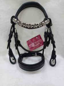 2025 Bride de cheval de passe-temps en cuir de qualité élégante Produit en cuir de cheval entièrement personnalisable du fabricant grossiste - Product Image 3