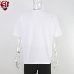 T-shirt Homme Streetwear Personnalisé Rapide, 120 g/m², 100 % Coton, Coupe Classique, Séchage Rapide, Sérigraphie Color Block, Épaules Tombantes - Product Image 3