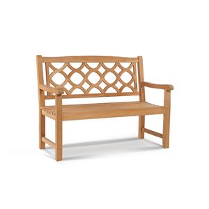 Banco de Jardín Moderno de Madera de Teca con Estructura de Madera Resistente para Parques, Hoteles, Villas, Asientos Exteriores Confortables - Product Image 2