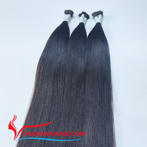 Paquete de extensiones de cabello a granel de color negro natural 100% cabello humano de Vietnam muchos colores disponibles en stock - Product Image 1