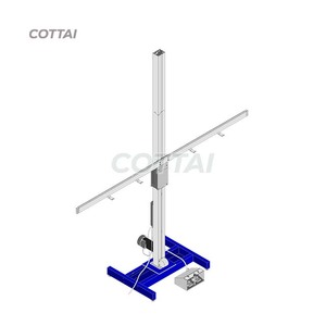 Electric Metal Inspection Machine for French Windows Twin Column Roller <b>Shades</b> Venetians Horizontal Pattern 35kg Load Capacity - Product Image 2