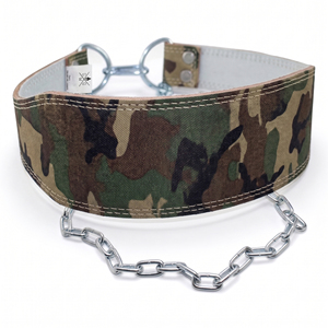 Cinturón de levantamiento de pesas ajustable con camuflaje y doble hebilla de acero para entrenamiento de fuerza, cinturones de camuflaje unisex. - Product Image 6