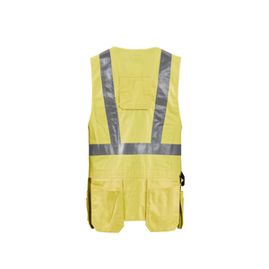 Gilet de sécurité haute visibilité pour hommes, vêtements de travail réfléchissants avec plusieurs poches pour la construction, l'entrepôt et les travaux routiers - Product Image 2