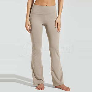 Women Flare Pants Stylish Modern <b>Trousers</b> Offering Soft Fabric And Relaxed Fit Comfort Daily Women Flare Pants - Product Image 2
