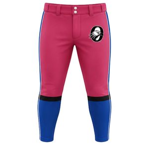 Conjunto de Chaqueta y Pantalones de Béisbol Rosa y Azul, Camisa de Manga Larga con Botones y Pantalones a Juego, Uniforme Deportivo para Adultos - Product Image 4