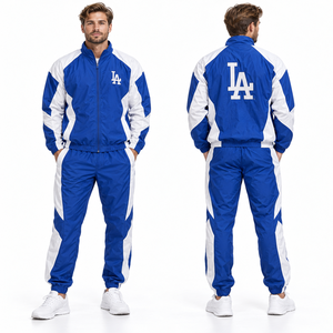 Ensembles coupe-vent deux pièces pour hommes, tenues d'équipe, uniformes de club, streetwear, mode, broderie personnalisée, commandes en gros, sérigraphie - Product Image 6