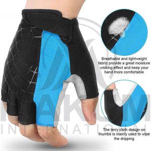 Gants de cyclisme haut de gamme pour hommes et femmes, gants de vélo rembourrés en gel de 5 mm, pour vélo de route, VTT, moto, gym, sports de plein air - Product Image 4