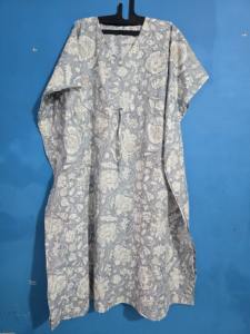 Vestido de Verano de Algodón 100% Hecho a Mano, Talla Grande, Estilo Coreano, Kaftán para Mujer, Ligero, Ropa de Playa, Regalo para Ella - Product Image 3