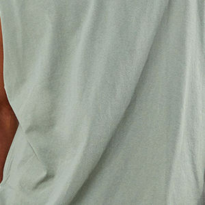 AL RAFEEQ Men's High Street Style Slim Fit Sleeveless Tank <b>Top</b> Spandex/Cotton Quick Dry Fabric Solid Pattern for Summer Beach - Product Image 6