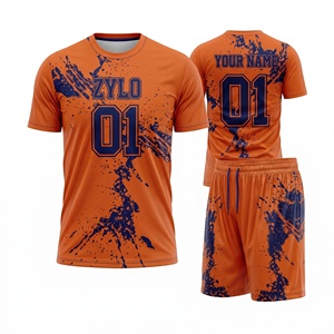 ชุดยูนิฟอร์มฟุตบอลแบบ OEM สำหรับ 7v7  แบบรัดรูป ผ้าตาข่ายแห้งเร็ว โพลีเอสเตอร์  ชุดทีมแบบกำหนดเองได้ - Product Image 3