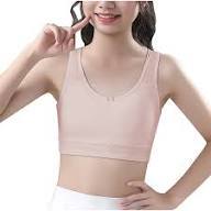 Débardeur court de sport en coton extensible sans coutures pour femme avec tissu jersey - Product Image 4