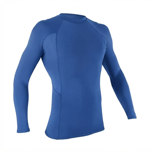 <b>Mens</b> Compression Rash Guard Long Sleeve Athletic Shirt Quick Dry Stretch UV Protection <b>Swim</b> Surf Training Gym Fitness Sportswear - Product Image 6