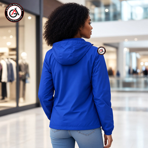 Chaquetas con Capucha Bordadas en 3D de Zeta Phi Beta Sorors para Mujer |   ZPB Sorority Personalizado Ecológico 100% Poliéster Completo - Product Image 2