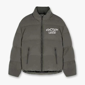 เสื้อแจ็คเก็ตพัฟเฟอร์คุณภาพสูงแบบสั่งทำพิเศษสำหรับผู้ชาย วัยรุ่น และเด็ก  ออกแบบสีและโลโก้ได้ตามต้องการ ป้องกันรอยยับ - Product Image 4