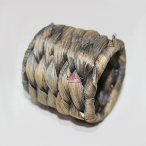 Servilleteros de jacinto de agua tejidos a mano, decoración de mesa Bohemia ecológica para cocina y restaurante - Product Image 4