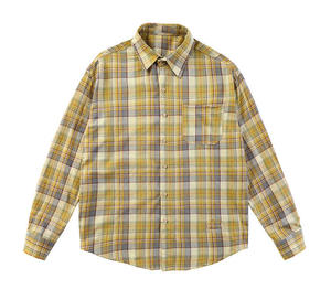 Camisa a cuadros versátil para hombre, de manga larga, para usar en todas las estaciones, para aventuras al aire libre, para uso casual en la oficina. - Product Image 2