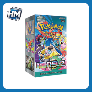 Poke Mon SV9 Card Battle Partners Pack Box 30 Paquetes 150 Hojas Tarjetas Coleccionables TCG de Papel Hechas en Corea para Jugadores - Product Image 1