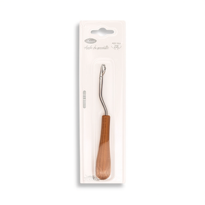 Crochet à crochetage Ilan 16 cm avec manche en bois pour le tricot et l'artisanat - Product Image 1