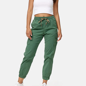 Pantalones cargo para mujer con múltiples bolsillos, pantalones de trabajo para exteriores, pantalones cargo de moda con bolsillos laterales para mujer - Product Image 2