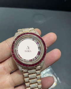 Reloj de Diamantes Baguette, el Más Vendido, para Desfiles de Moda y Eventos, Disponible en Grandes Cantidades desde India - Product Image 1