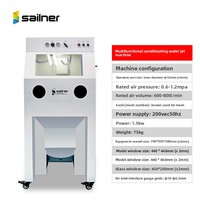 Machine de sablage professionnelle pour le post-traitement de l'impression 3D avec traitement de surface à faible perte