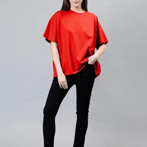 T-shirts décontractés en modal pour femmes, personnalisables avec logo, doux, respirants, pour l'été, vente en gros, OEM, hauts streetwear à manches courtes pour femmes, en vrac - Product Image 3