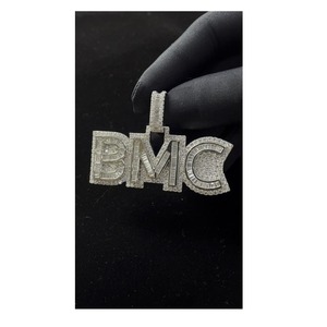 Pendentif de luxe tendance hip-hop en diamant avec micro-pavé, personnalisable pour hommes rappeurs, disponible en gros – Offre spéciale - Product Image 1