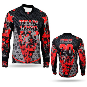 Jersey de Paintball Sublimado Personalizado, Uniforme Deportivo de Tiro Ligero y Transpirable de Poliéster, Ropa de Equipo con Logotipo Personalizado OEM - Product Image 5