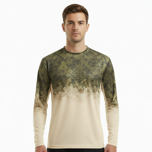 Ropa de Pesca Personalizada para Exteriores, Camisa de Pesca Profesional Transpirable de Secado Rápido con Protección Solar de Seda de Hielo para Verano - Product Image 2