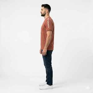 เสื้อยืดโอเวอร์ไซส์ ลายกราฟิกแบบวินเทจ สั่งทำได้ตามแบบของคุณ พร้อมโลโก้ ไซส์พลัส เสื้อยืดเปล่าผ้าคอตตอนหนานุ่มสำหรับผู้ชาย - Product Image 4