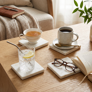 Sous-verres en laiton faits à la main, personnalisés, modernes et écologiques, en gros, pour hôtels et cafés - Product Image 3