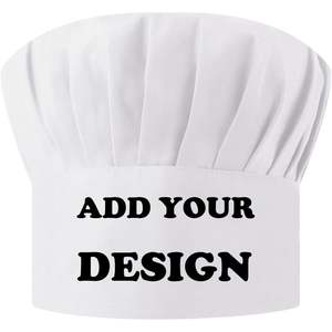 Sombrero de Chef con estampado personalizado 2025, banda elástica ajustable para hombres y mujeres, cocina y horneado, personalizado con logotipo de texto - Product Image 3